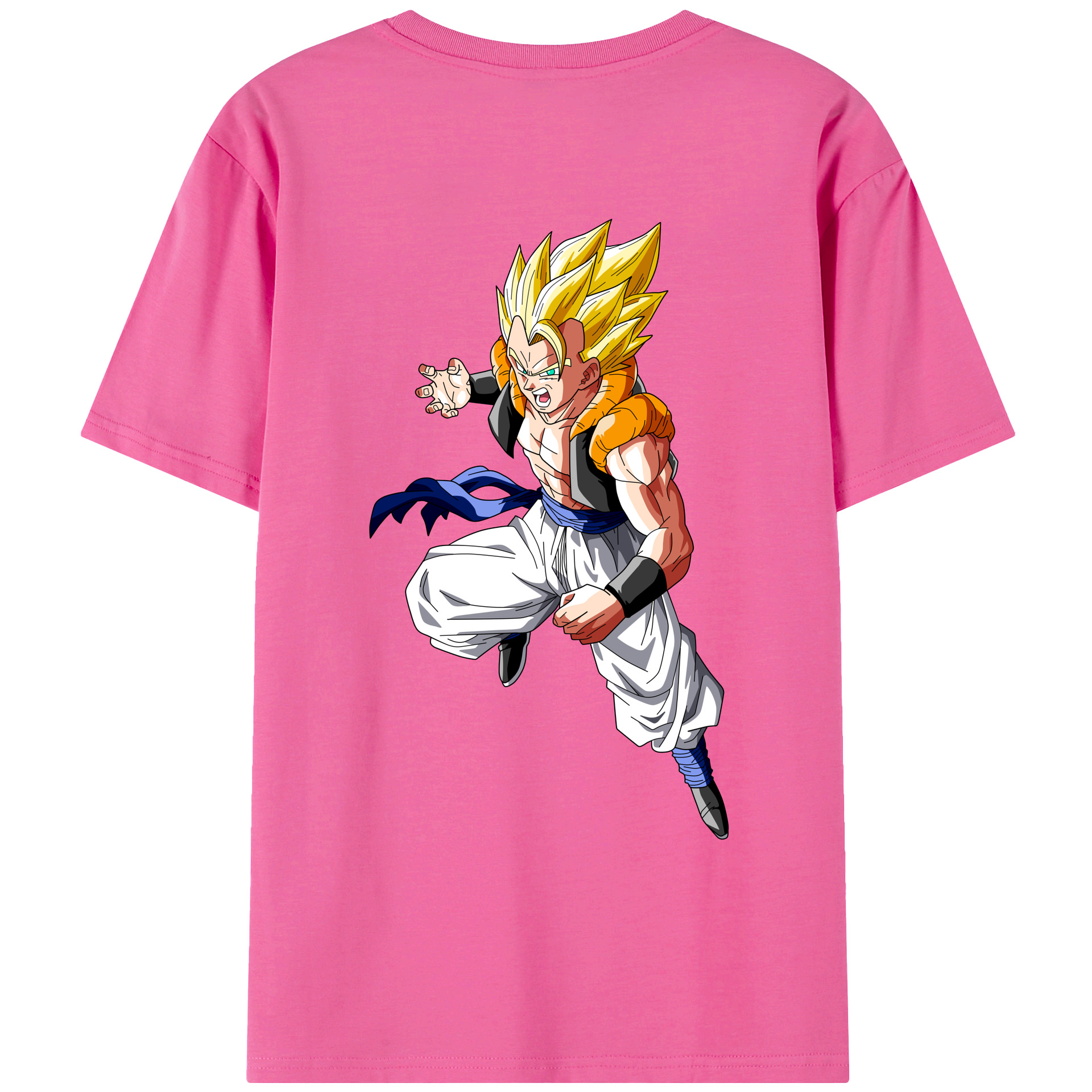 （画像用） ドラゴンボール ベジータ四世（Bejīta Yonsei）DRAGON BALL Vegeta IV レディース半袖Tシャツ(バックプリント)